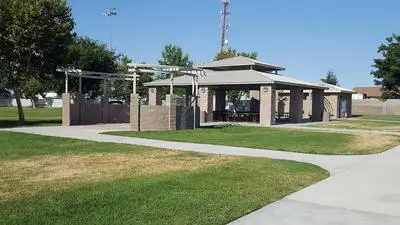 Covered picnic shelter at Max Foster Sports Complex