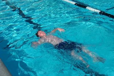 Swim assessment day at the pool