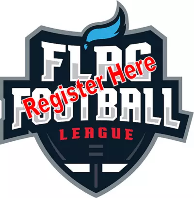 Register for flag football, tap to register online