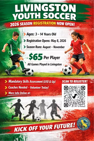 2026 youth soccer flyer