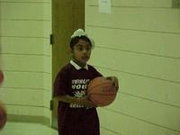 Girl with basketball